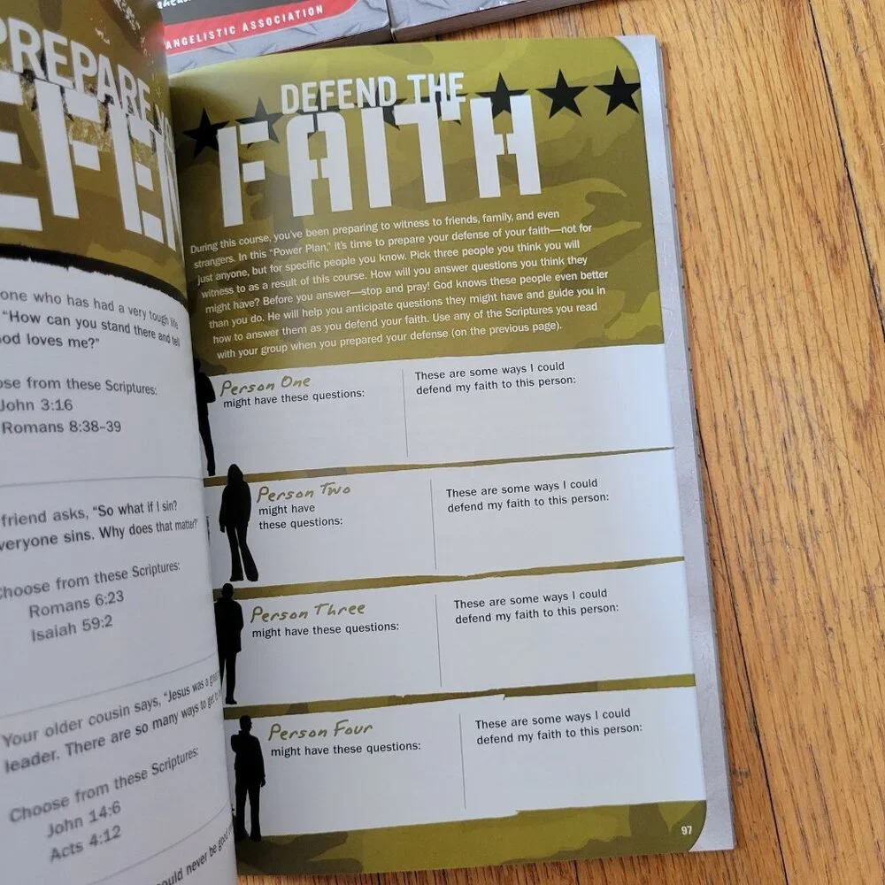 Dare To Be A Daniel Field Manual Guide Set Billy Graham Work Book Church Youth G